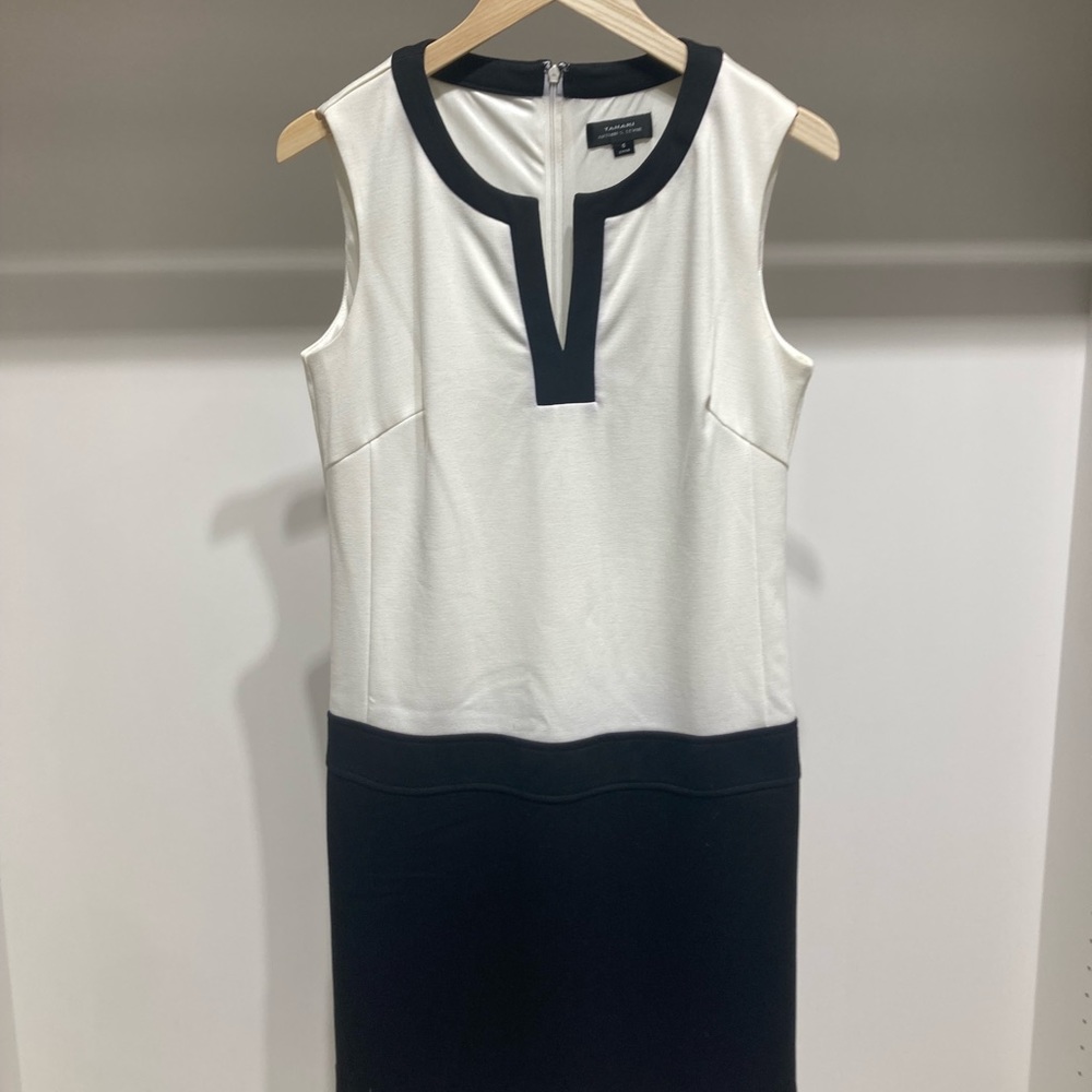Color blocking shift dress